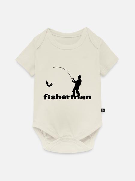 Fisherman - Baby Premium Kurzarmbody - Naturweiß