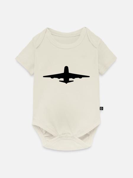 passasjerfly - Premium kortermet body for barn - naturhvit