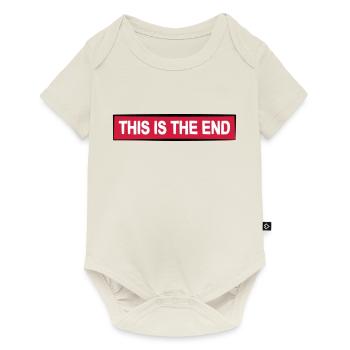 la fin citation cool sort cadeau naufrage - Body à manches courtes Premium Bébé - blanc cassé - Devant