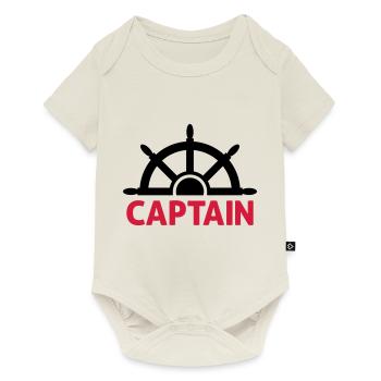 captain - Baby Premium short-sleeve bodysuit - off white - Front