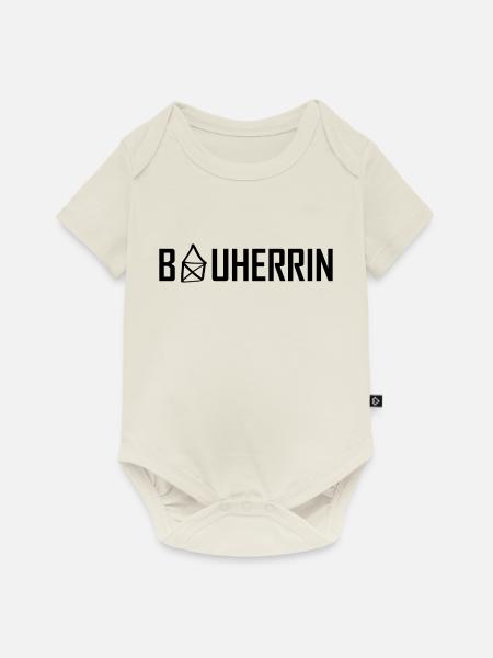 bauherrin haus - Baby Premium Kurzarmbody - Naturweiß