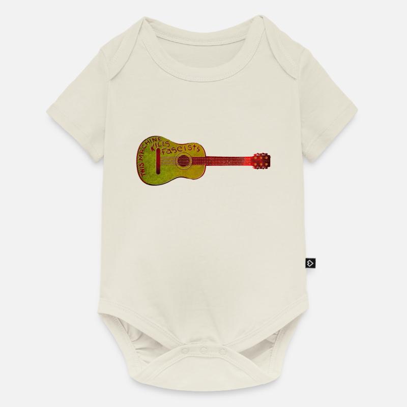 Cette machine tue fasciste - Body à manches courtes Premium Bébé - blanc cassé