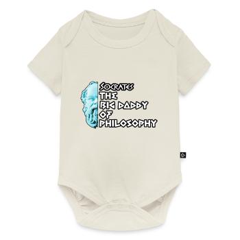 Daddy of philosophy - Baby Premium short-sleeve bodysuit - off white - Front