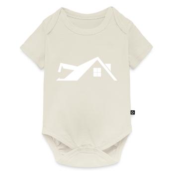 Toit - Body à manches courtes Premium Bébé - blanc cassé - Devant