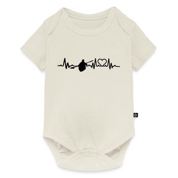 Canoé - Body à manches courtes Premium Bébé - blanc cassé - Devant