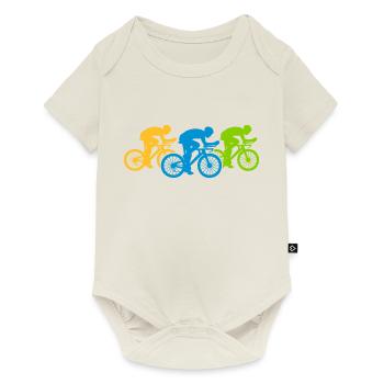 Bicycle Team Triathlon - Baby Premium short-sleeve bodysuit - off white - Front