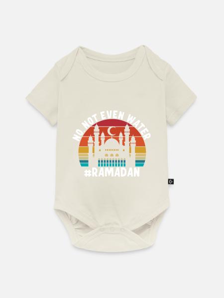 Nein nicht einmal Wasser Ramadan - Baby Premium Kurzarmbody - Naturweiß