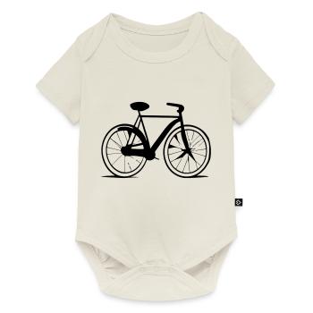 Fahrrad Gekritzel Fahrräder Radfahren Vektor 4 - Baby Premium Kurzarmbody - Naturweiß - Vorne