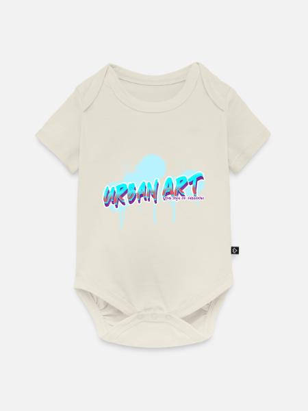 Urbane Kunst - Baby Premium Kurzarmbody - Naturweiß