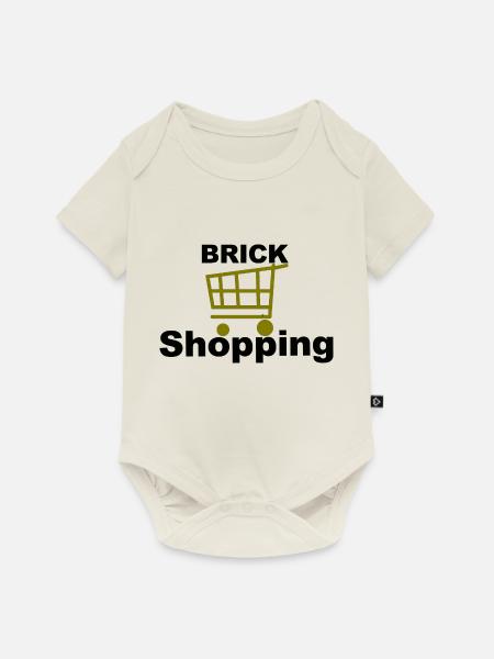 Shopping - Baby Premium Kurzarmbody - Naturweiß
