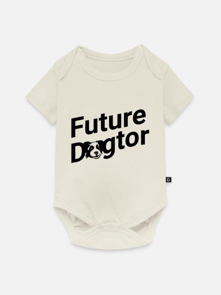Geschenk Tierarzt Studenten - Baby Premium Kurzarmbody - Naturweiß