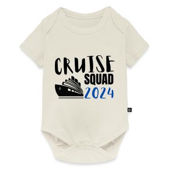 Cruise Squad 2024 - Kreuzfahrt 2024 Reisegruppe - Baby Premium Kurzarmbody - Naturweiß - Vorne