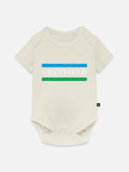 Sheffield - Baby Premium Kurzarmbody - Naturweiß