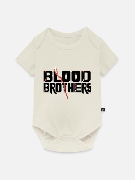 BLUT - Baby Premium Kurzarmbody - Naturweiß