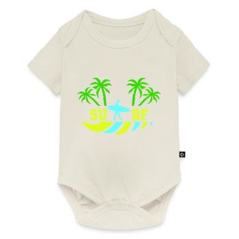 Surfer - Body à manches courtes Premium Bébé - blanc cassé - Devant