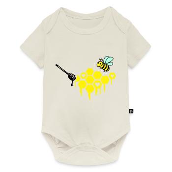 beekeeper - Baby Premium short-sleeve bodysuit - off white - Front