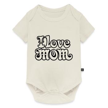 J’AIME MAMAN - Body à manches courtes Premium Bébé - blanc cassé - Devant