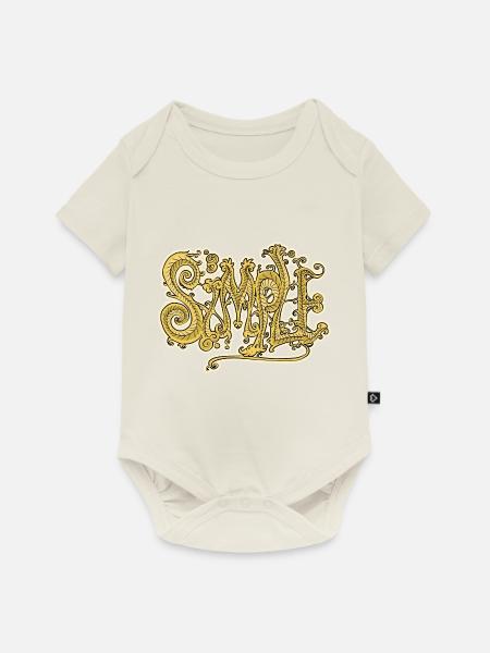 Graff Einfach - Baby Premium Kurzarmbody - Naturweiß