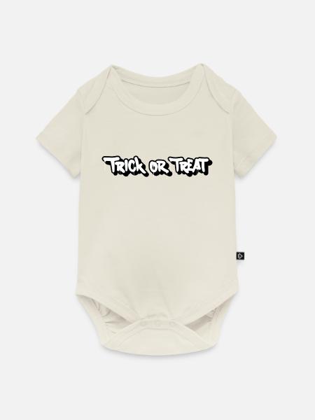 Trick or Treat - Baby Premium Kurzarmbody - Naturweiß