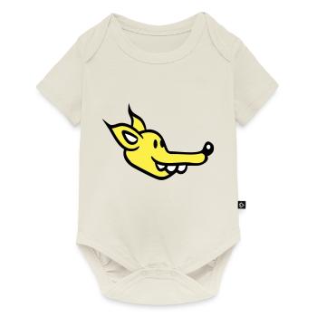 Dog Face Small Happy Puppy Pet - Baby Premium short-sleeve bodysuit - off white - Front