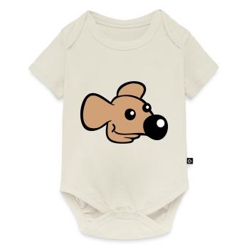 Mouse Big Nose Mouse Small Rat Rodent Cute - Baby Premium short-sleeve bodysuit - off white - Front