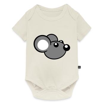 Mouse Mouse Cute Little Rat Rodent Friendly - Baby Premium short-sleeve bodysuit - off white - Front