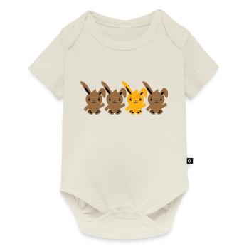 4 Bunny Friends Difference Be Different Different - Baby Premium short-sleeve bodysuit - off white - Front