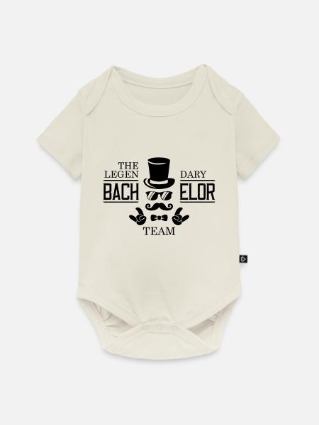 legendary bachelor team - Baby Premium Kurzarmbody - Naturweiß
