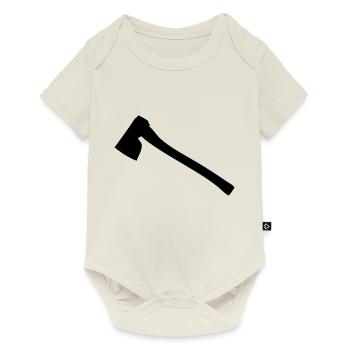 AXT - Baby Premium Kurzarmbody - Naturweiß - Vorne