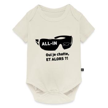 Chance - Baby Premium short-sleeve bodysuit - off white - Front