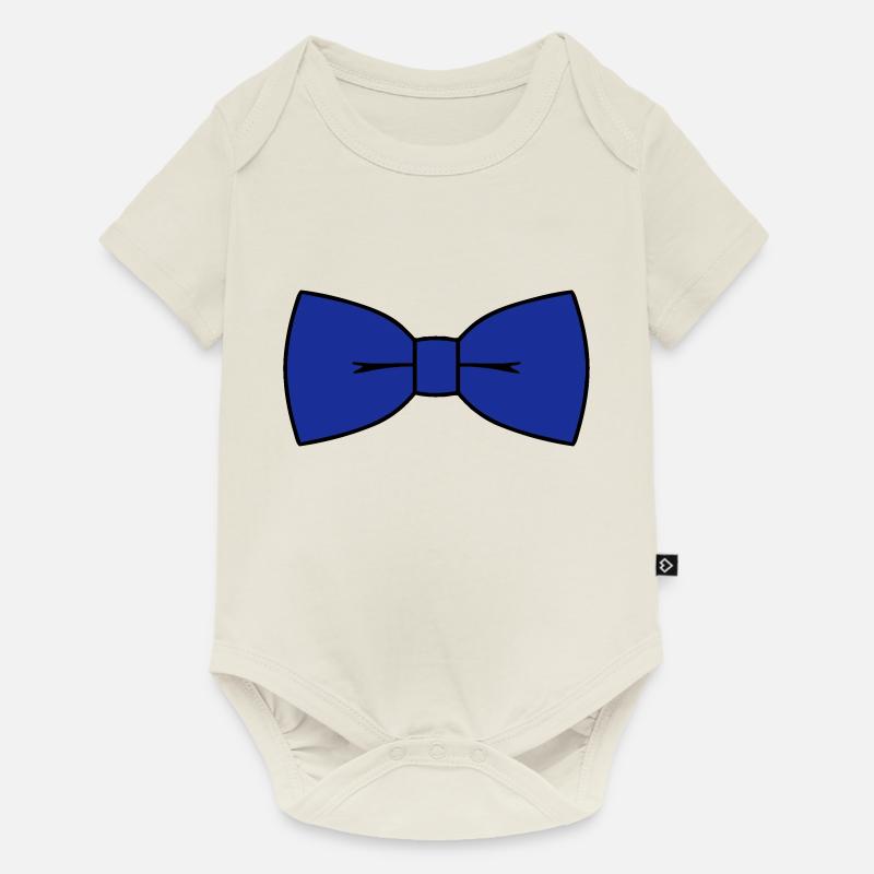 Fliege - Baby Premium Kurzarmbody - Naturweiß