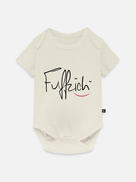 fünfzig - Baby Premium Kurzarmbody - Naturweiß