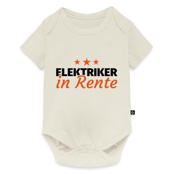 Elektriker Rente - Baby Premium Kurzarmbody - Naturweiß - Vorne