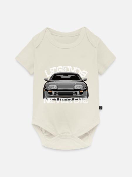 Supra MKIV legends never die - Baby Premium Kurzarmbody - Naturweiß
