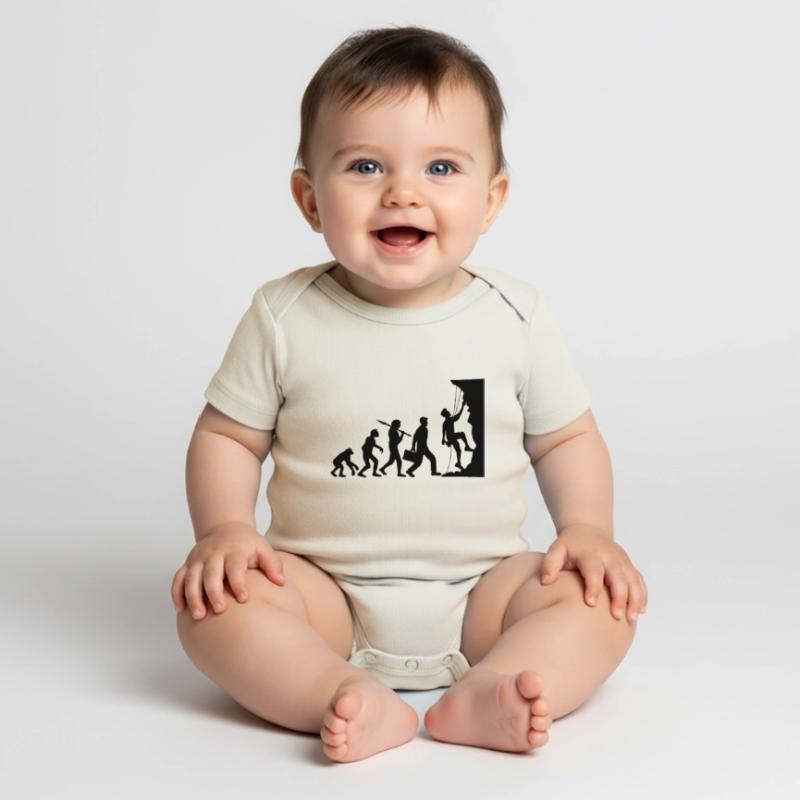 évolution évolution née raide paroi monte Body à manches courtes Premium Bébé