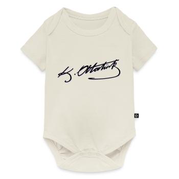 Mustafa Kemal Ataturk imza - Baby Premium short-sleeve bodysuit - off white - Front