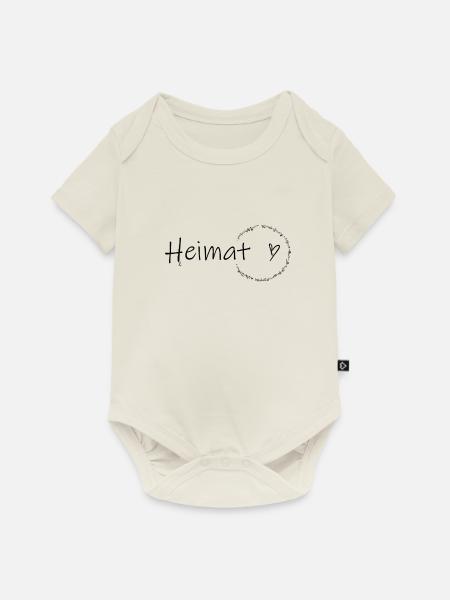 Heimat - Baby Premium Kurzarmbody - Naturweiß