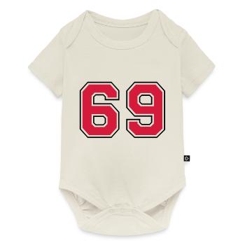 69__f2 - Baby Premium short-sleeve bodysuit - off white - Front