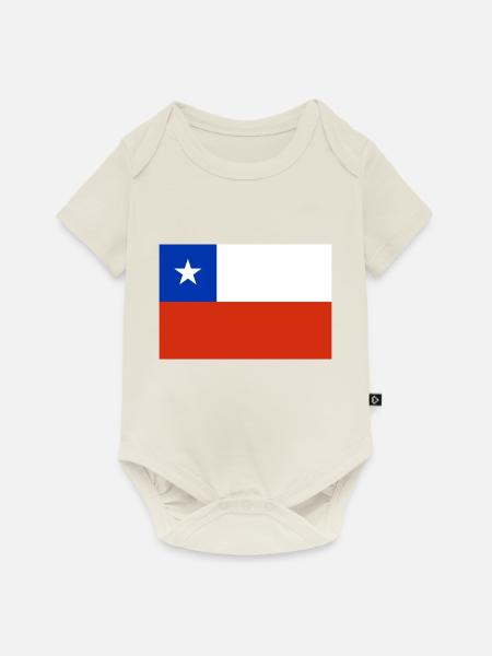 Chile - Baby Premium Kurzarmbody - Naturweiß