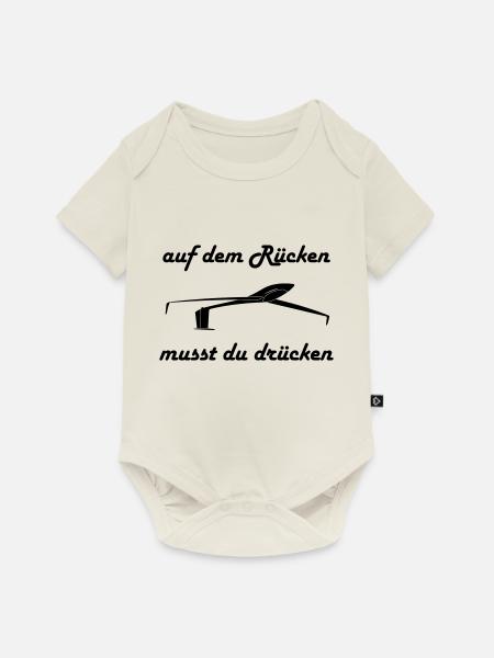 Segelflieger Modellflieger Kunstflug Geschenk - Baby Premium Kurzarmbody - Naturweiß