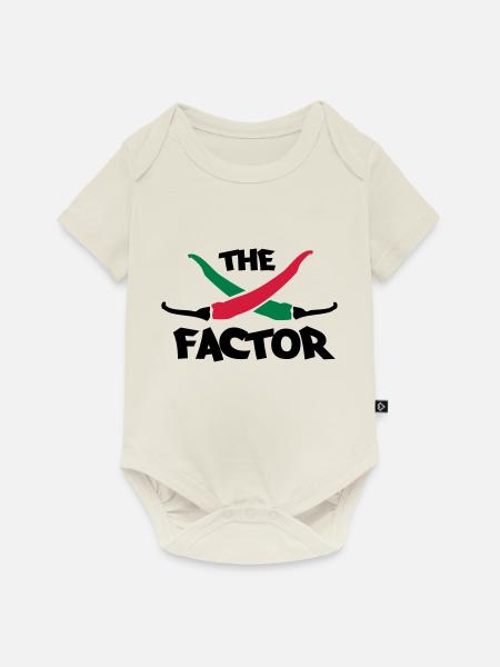 The chilli factor - Baby Premium Kurzarmbody - Naturweiß