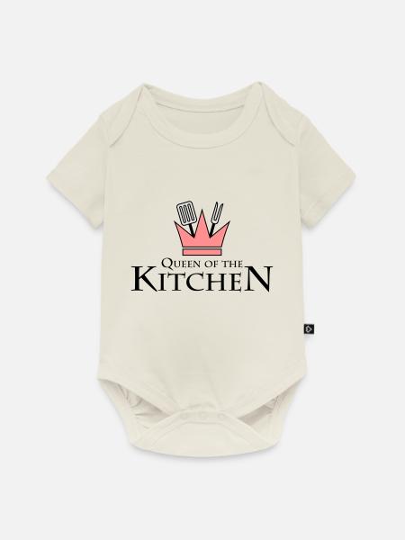 Queen Of The Kitchen - Baby Premium Kurzarmbody - Naturweiß