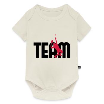 Team Tennis - Baby Premium short-sleeve bodysuit - off white - Front