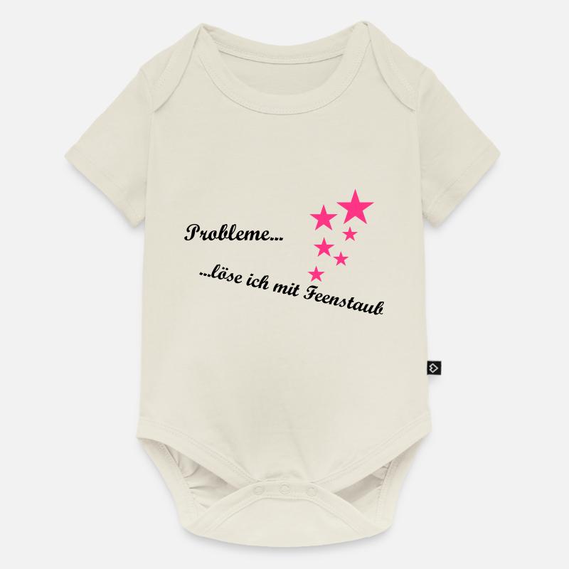 Je résous des problèmes avec la poussière de fée - Body à manches courtes Premium Bébé - blanc cassé
