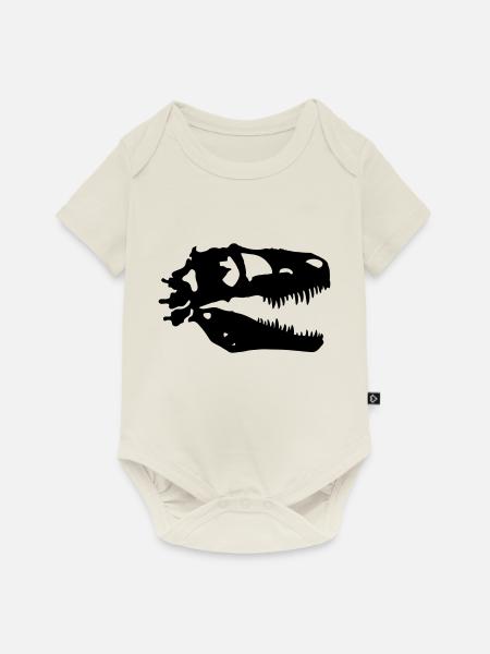 T-rex - Baby Premium Kurzarmbody - Naturweiß