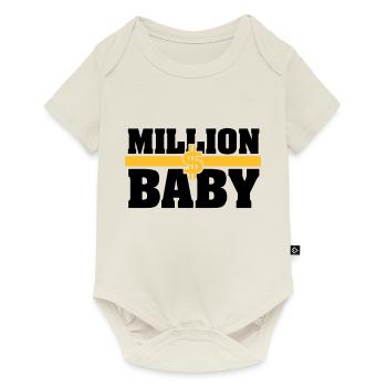 Milliondollarbaby - Baby Premium Kurzarmbody - Naturweiß - Vorne