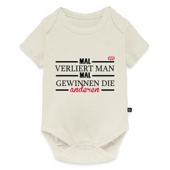 Mal verliert man, mal gewinnen die anderen - Baby Premium Kurzarmbody - Naturweiß - Vorne