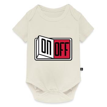 off on switch button button turn off - Baby Premium short-sleeve bodysuit - off white - Front