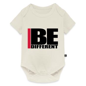 Cool Be Different Logo - Body à manches courtes Premium Bébé - blanc cassé - Devant