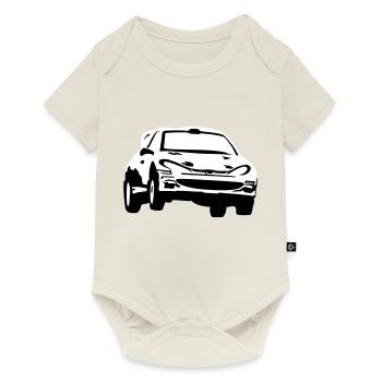 Rally car, race car - Body à manches courtes Premium Bébé - blanc cassé - Devant